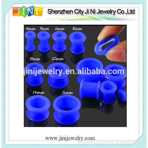 silicone plug piercings